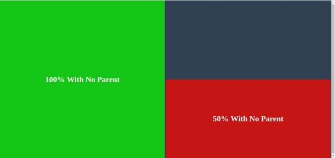 CSS-elementhøyde 100% uten foreldre