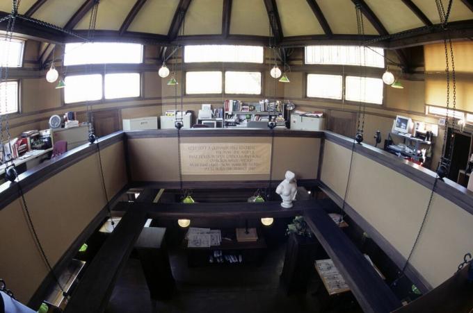 Frank Lloyd Wrights Studio, knyttet til huset sitt i Oak Park, Illinois