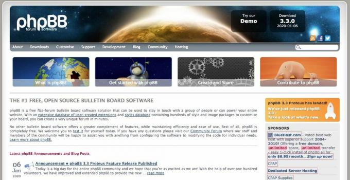 phpBB gratis forumprogramvare for bloggen din eller nettstedet ditt