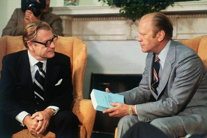 President Gerald Ford og visepresident Nelson Rockefeller