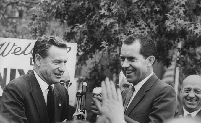 Richard M. Nixon og Nelson A. Rockefeller