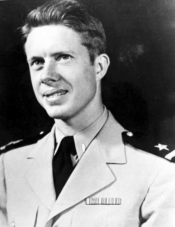 Jimmy Carter as Ensign, USN, ca 2. verdenskrig