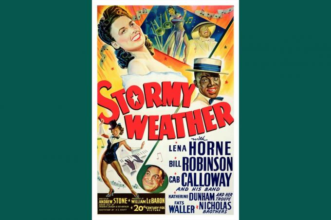 Filmplakat for det 20. århundre Fox Movie Stormy Weather, 1943