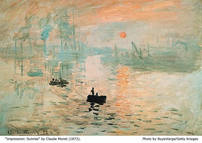 Soloppgang - Monet (1872)
