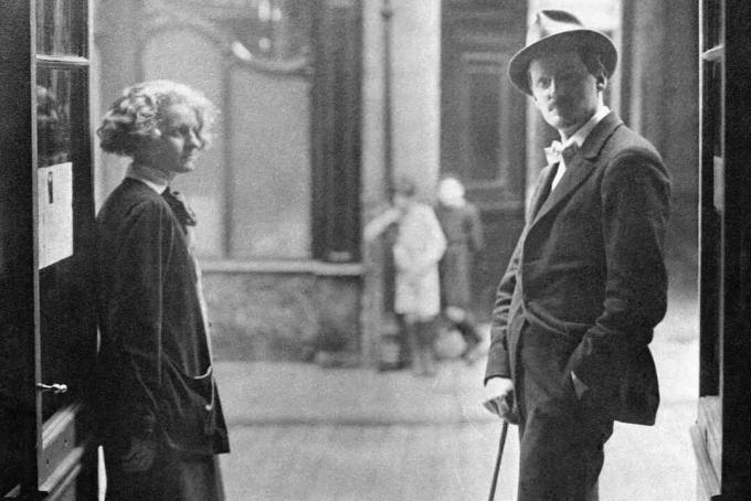 bilde av James Joyce i Paris