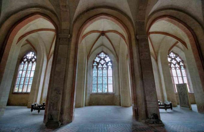 Nave of Kloster Eberbach (Eberbach Abbey), i Eltville am Rhein