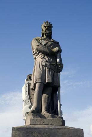 Wiliam Wallace-statue, Stirling Castle, Stirling, Skottland