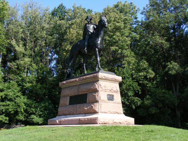 Rytterstatue av generalmajor Anthony Wayne