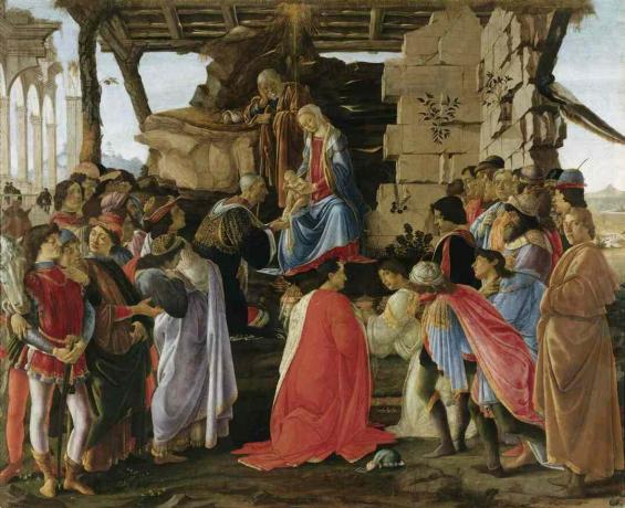 sandro botticelli tilbedelse av magi