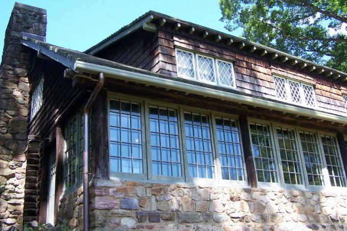 Craftsman Farms Log House, Home of Gustav Stickley 1908-1917, in Morris Plains, New Jersey