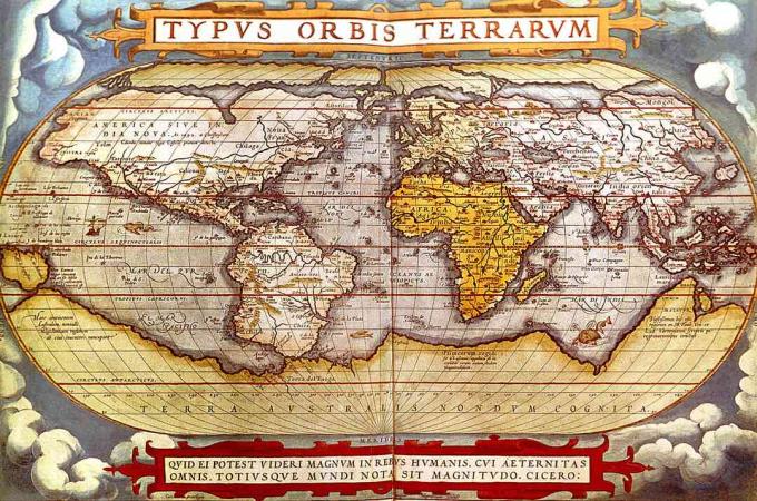 Verdenskart fra 1570 atlas 
