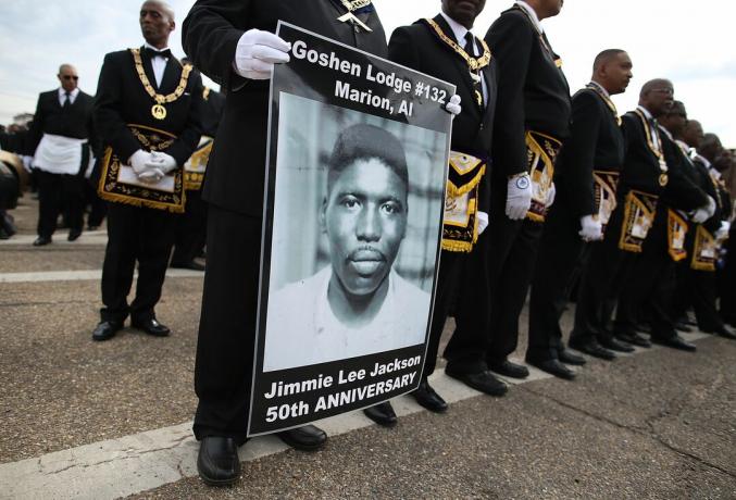 Jimmie Lee Jackson huskes en begivenhet til minne om den blodige søndagen.