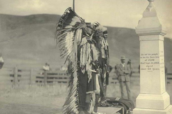 Chief Joseph gravsted