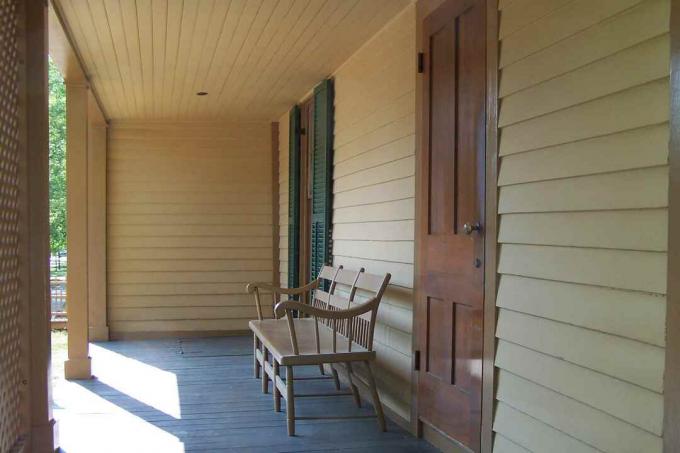 Country Side Porch at Lincoln's Springfield Home