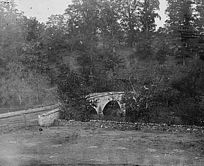 The Burnside Bridge at Antietam i 1862