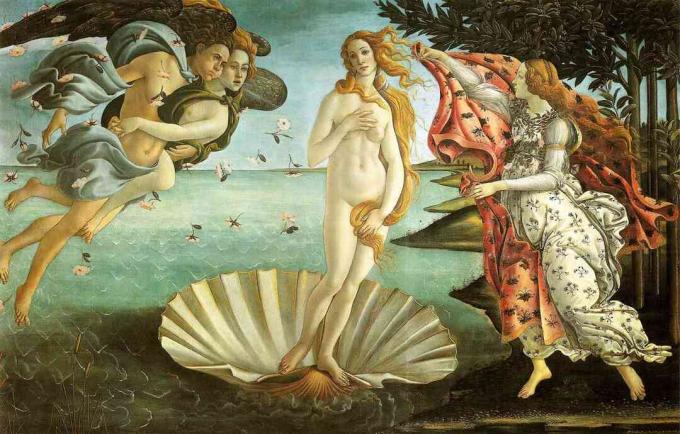 sandro botticelli fødsel av venus