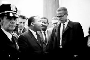 Malcolm X og Martin Luther King jr. Møtes i 1964