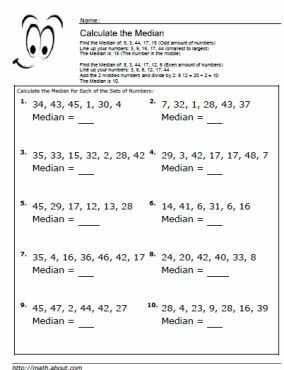 Median regneark 1