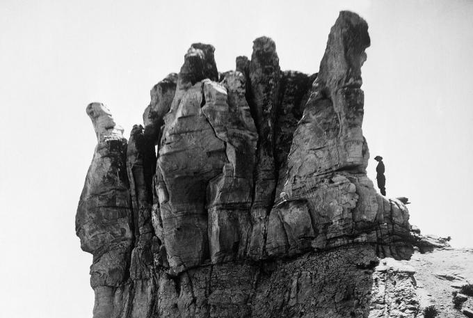 Teapot Rock i Wyoming, landemerke for Teapot Dome-skandalen