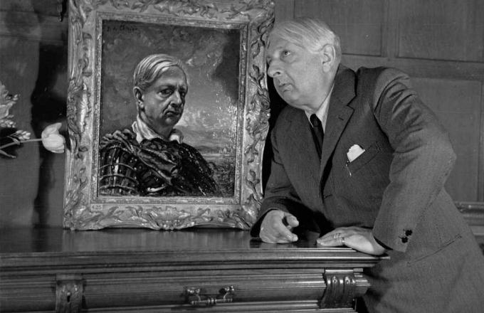 giorgio de chirico med selvportrett