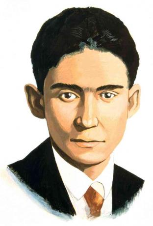 Franz Kafka, tsjekkisk forfatter, tidlig på 1900-tallet.
