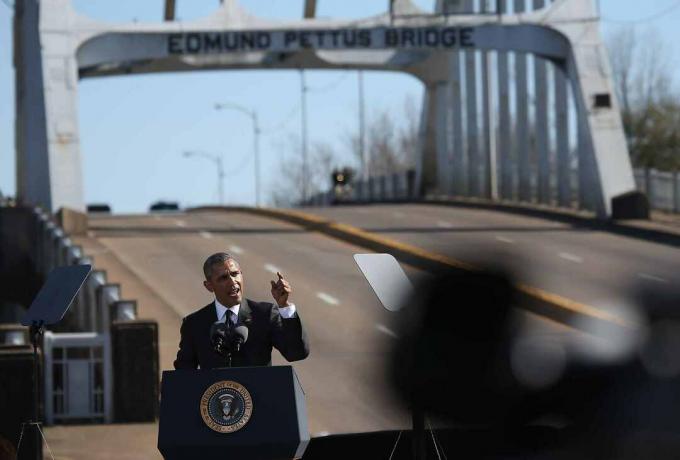 President Barack Obama husket den blodige søndagen i Selma.