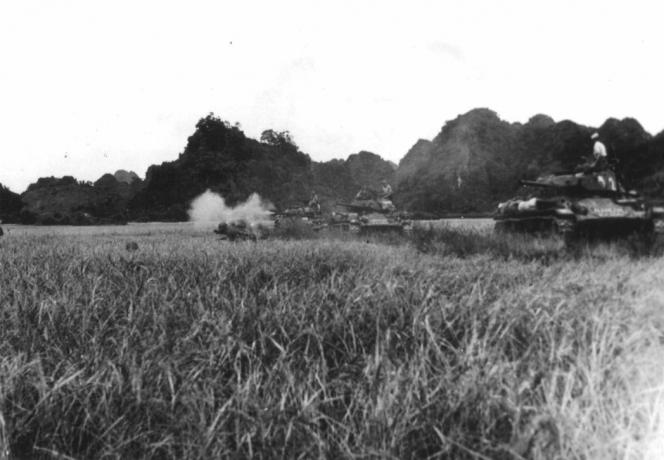 M24 Chaffees på Dien Bien Phu