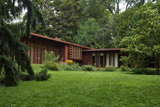 Usonian Style Herbert Jacobs House i Madison, Wisconsin