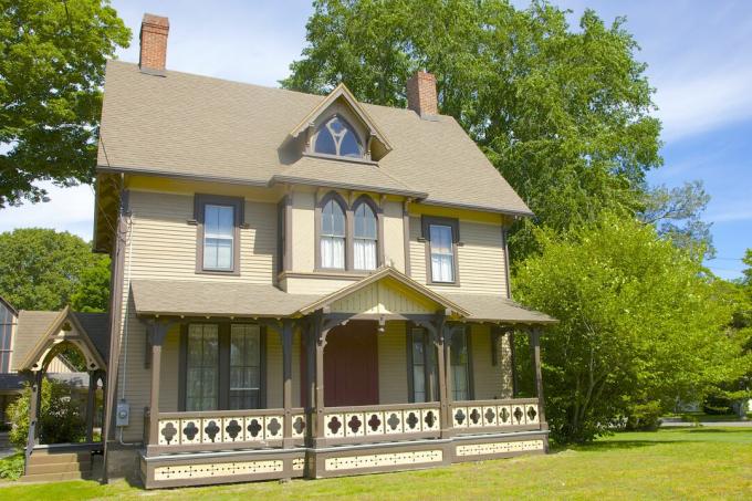 Gothic Revival Rectory c. 1873 i Old Saybrook, Connecticut